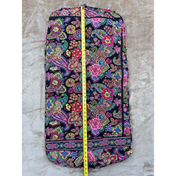 Vera Bradley Quilted Floral Hanging Clothes Travel Garment Bag Suitcase - Picture 5 of 6